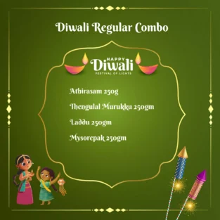 Diwali Regular Combo with traditional Indian sweets and snacks