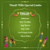 Diwali Millet Special Combo with traditional Indian sweets and snacks