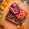 Sapphire Chocolate Coated Almonds, Hazelnut & Raisins, 175g Classic Tin Gift Box - Image 2
